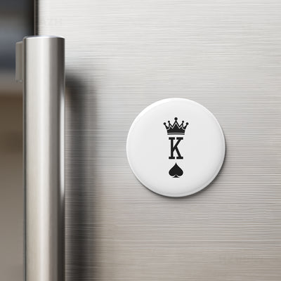 KingOfSpades Button Magnet 02 Round