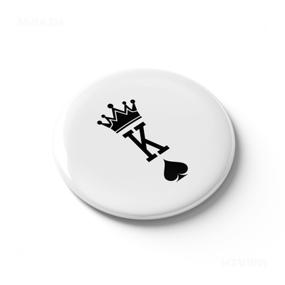 KingOfSpades Button Magnet 03 Round