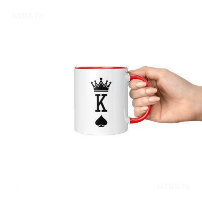 KingOfSpades Ceramic Mug 06 White Red