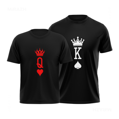 KingOfSpades Couple T Shirt 01 Black