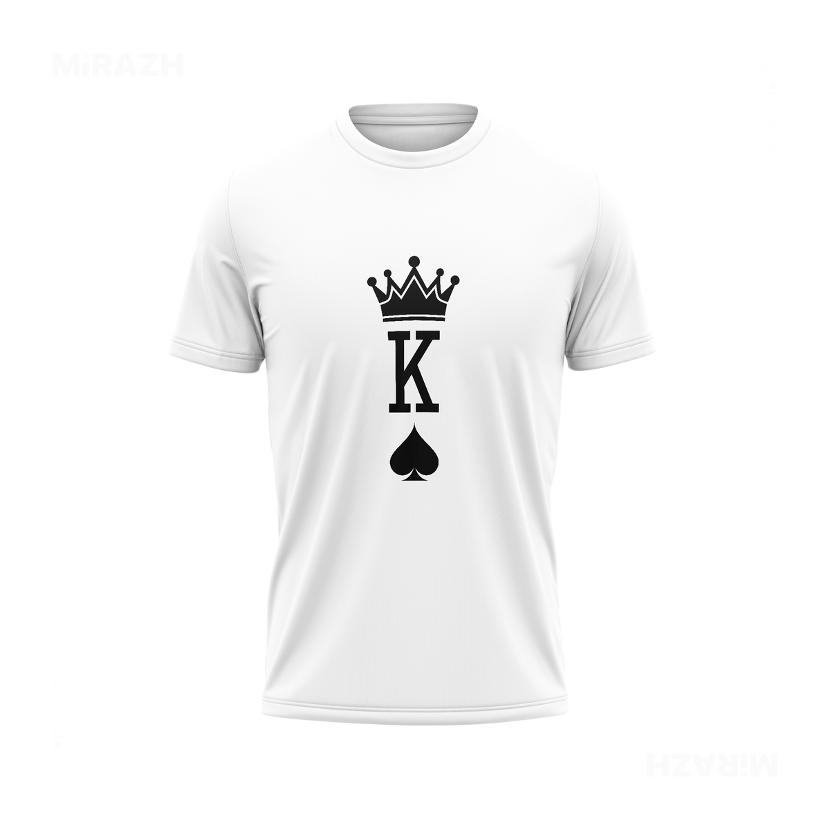 KingOfSpades Couple T Shirt 04 White