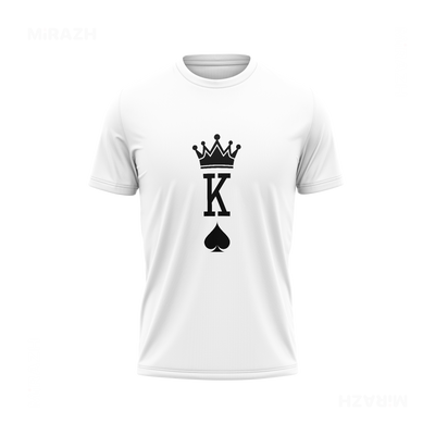 KingOfSpades Couple T Shirt 04 White