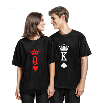KingOfSpades Couple T Shirt 05 Black
