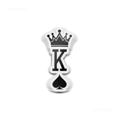 KingOfSpades Die Cut Outdoor Sticker 01 Clear