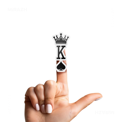 KingOfSpades Die Cut Outdoor Sticker 02 Clear