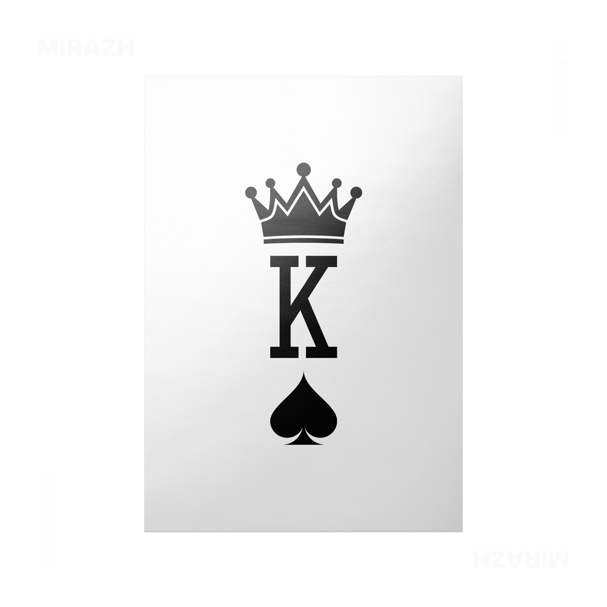 KingOfSpades Frameless Poster 01 Semi Glossy