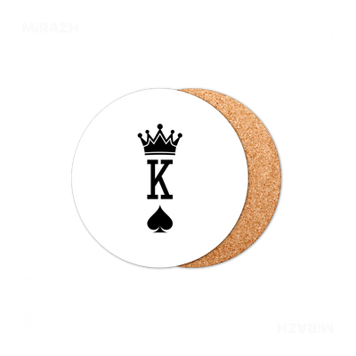 KingOfSpades High Gloss Coaster 01 Round