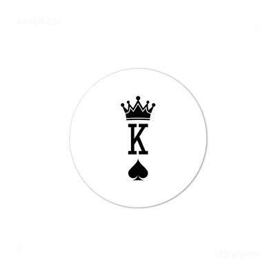 KingOfSpades High Gloss Coaster 03 Round