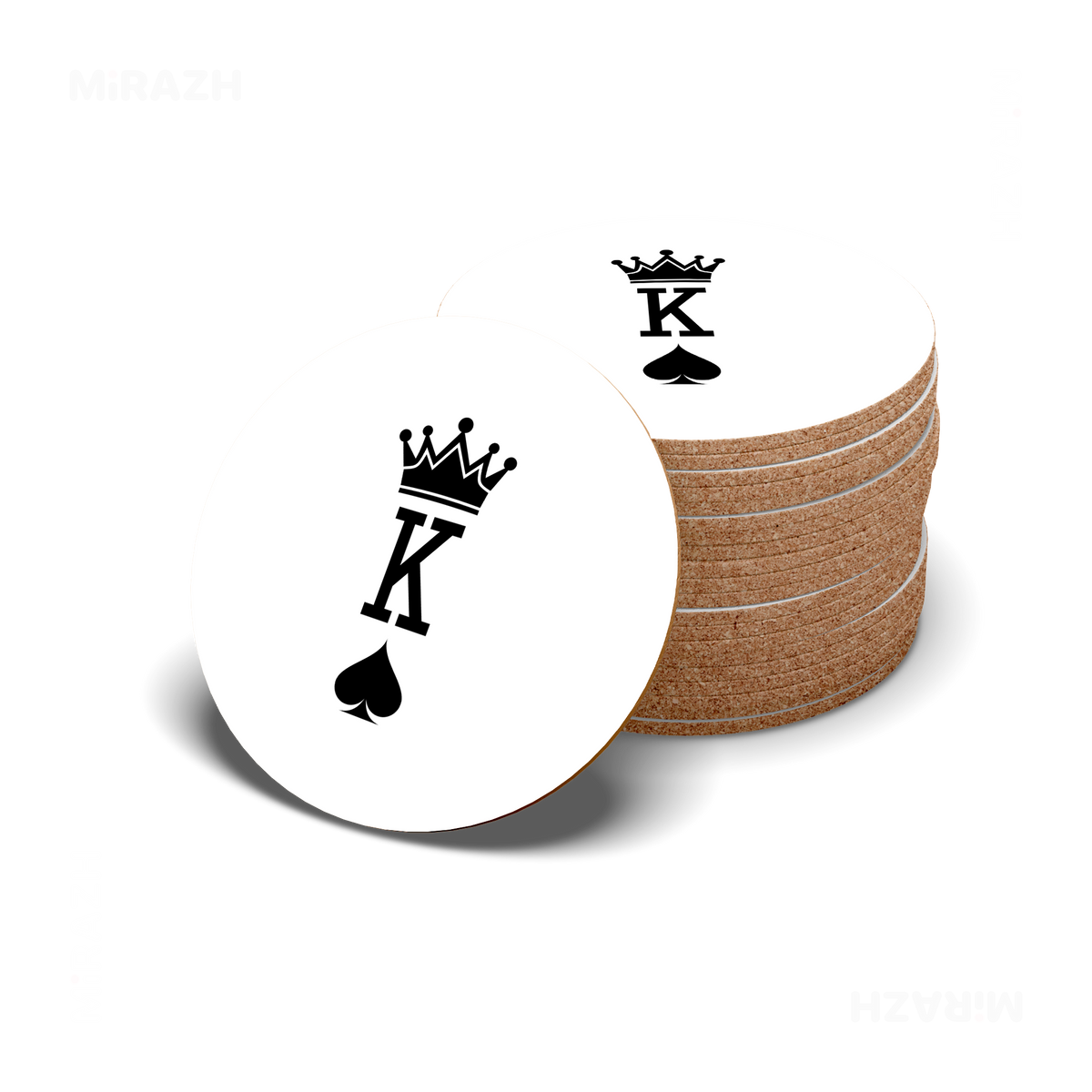 KingOfSpades High Gloss Coaster 06 Round