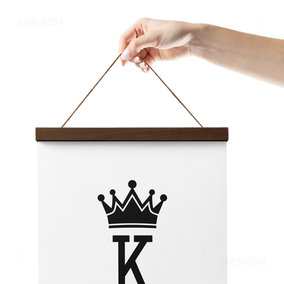 KingOfSpades Magnetic Hanger Poster 05 Dark Wood
