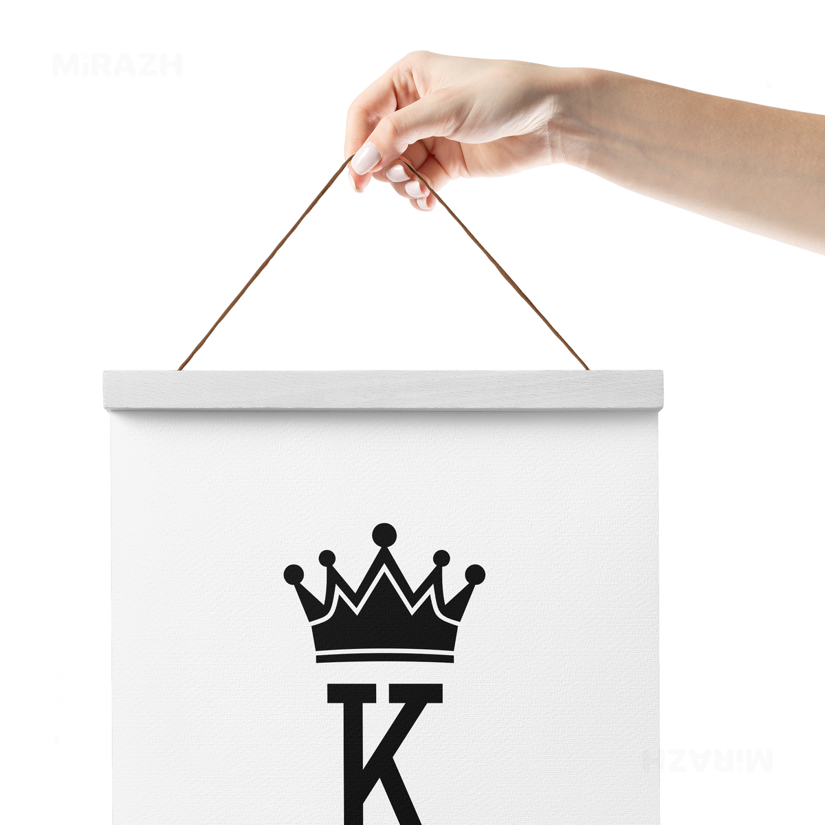 KingOfSpades Magnetic Hanger Poster 05 White Wood
