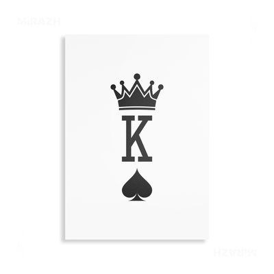 KingOfSpades Metallic Print 01 Aluminum