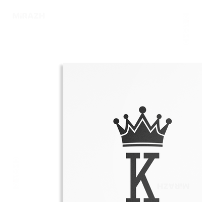 KingOfSpades Metallic Print 02 Aluminum