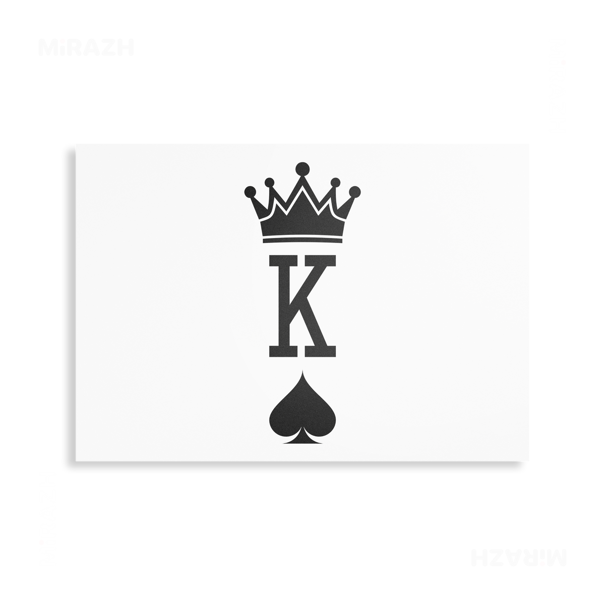 KingOfSpades Metallic Print 03 Aluminum
