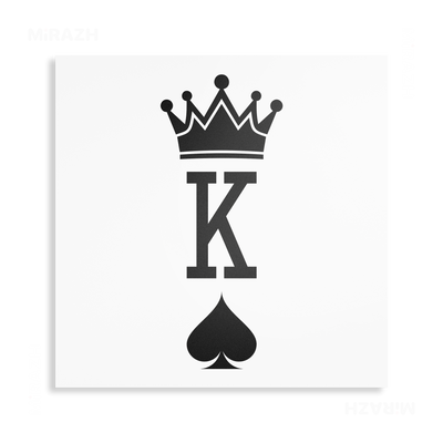 KingOfSpades Metallic Print 04 Aluminum