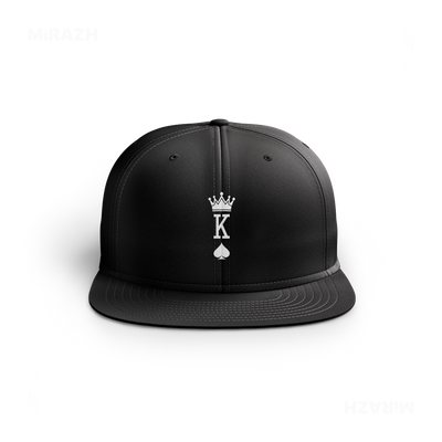 KingOfSpades Snapback Caps 01 Black DTF