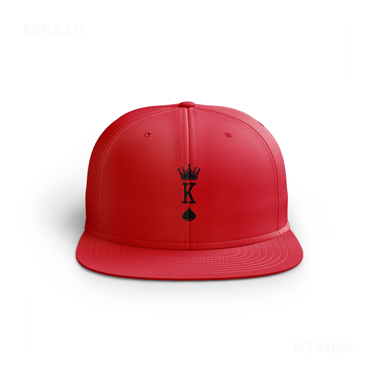 KingOfSpades Snapback Caps 01 Red DTF