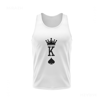 KingOfSpades Tank Tops 01 White