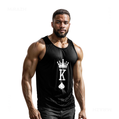 KingOfSpades Tank Tops 02 Black