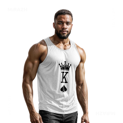 KingOfSpades Tank Tops 02 White