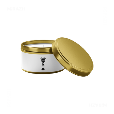 KingOfSpades Tin Candle 03 Gold
