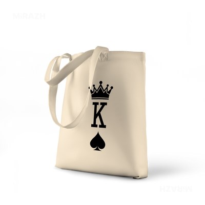 KingOfSpades Tote Bags 01 Natural