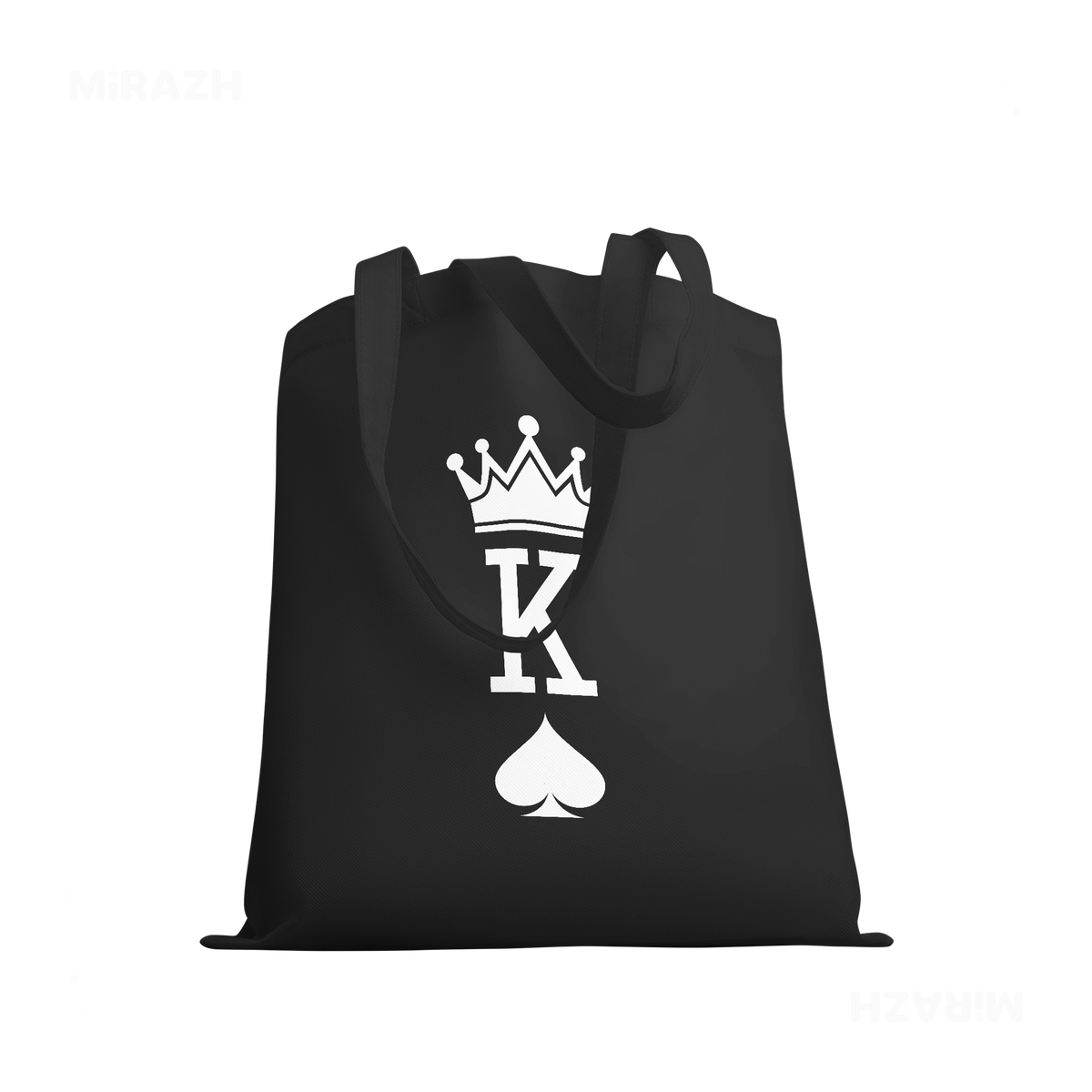 KingOfSpades Tote Bags 03 Black