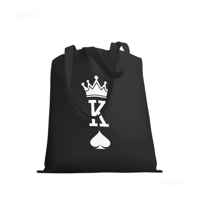 KingOfSpades Tote Bags 03 Black