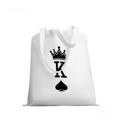 KingOfSpades Tote Bags 03 White