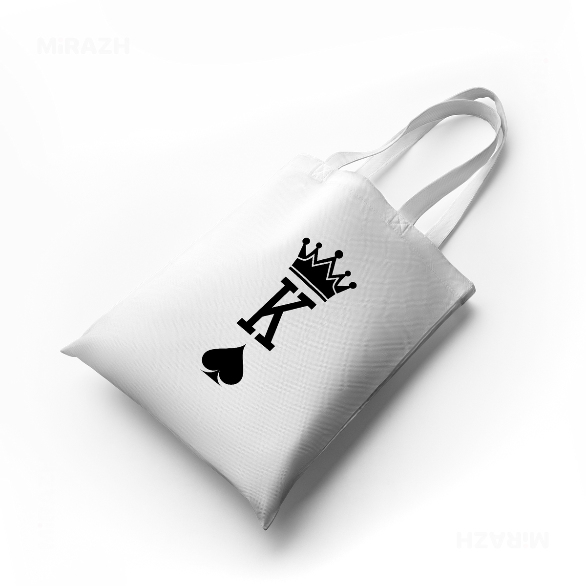 KingOfSpades Tote Bags 04 White