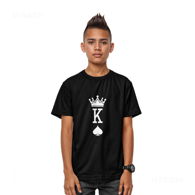 KingOfSpades Youth T Shirt 03 Black