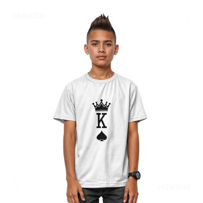 KingOfSpades Youth T Shirt 03 White
