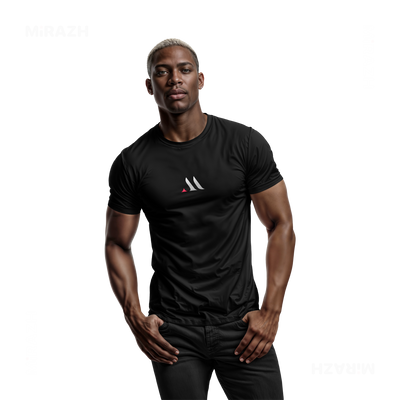 MiRAZHMark Adult T Shirt 02 Black