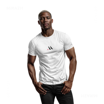 MiRAZHMark Adult T Shirt 02 White