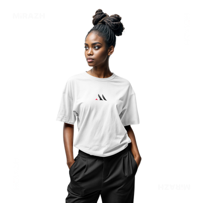 MiRAZHMark Adult T Shirt 04 White
