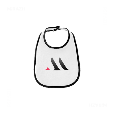 MiRAZHMark Baby Bibs 01 White Black