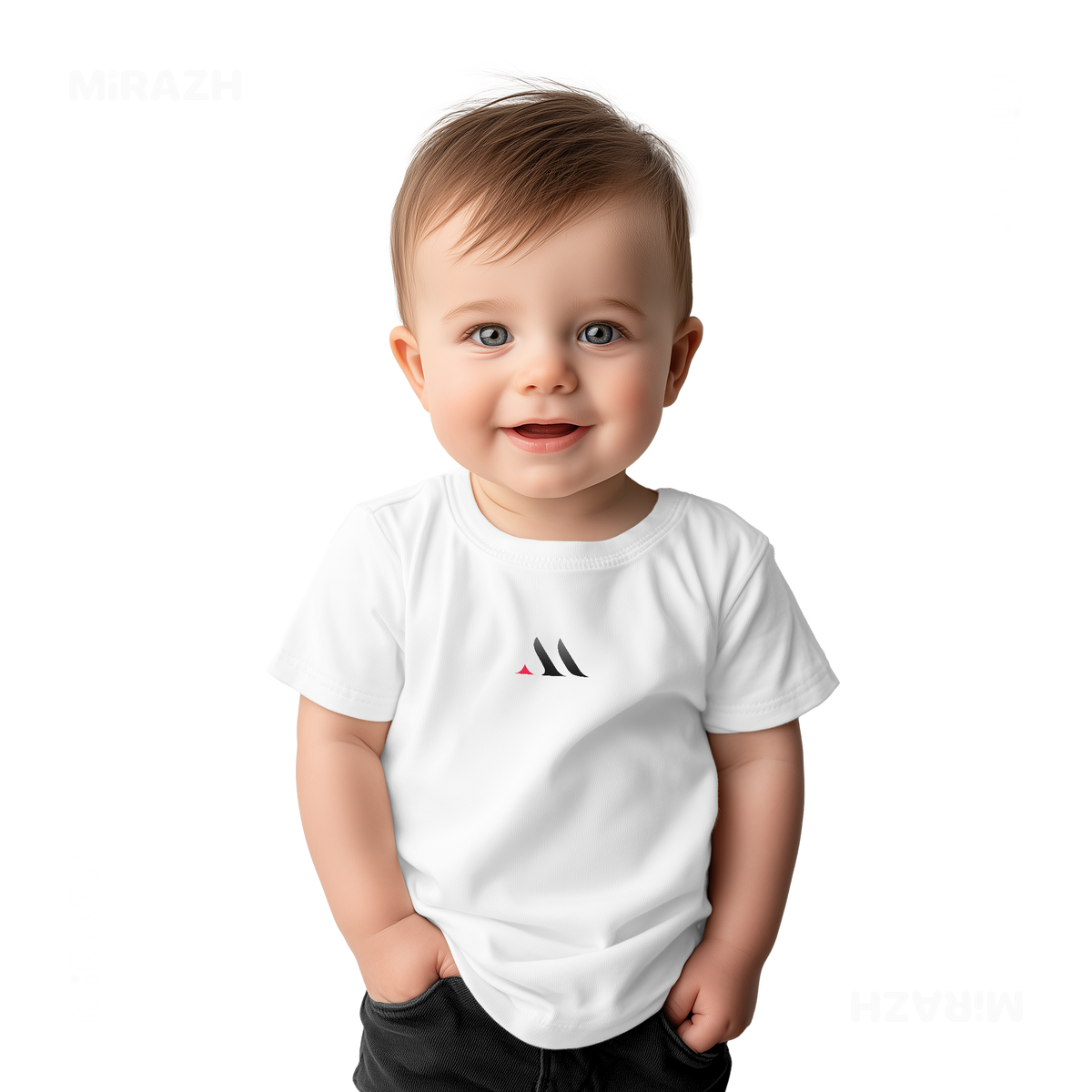 MiRAZHMark Baby T Shirt 03 White