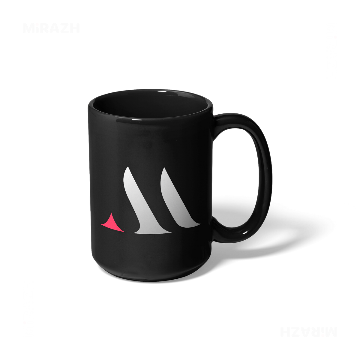 MiRAZHMark Ceramic Mug 01 Black