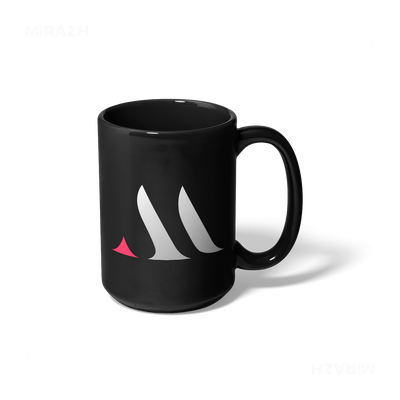 MiRAZHMark Ceramic Mug 01 Black