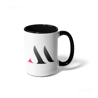 MiRAZHMark Ceramic Mug 01 White Black