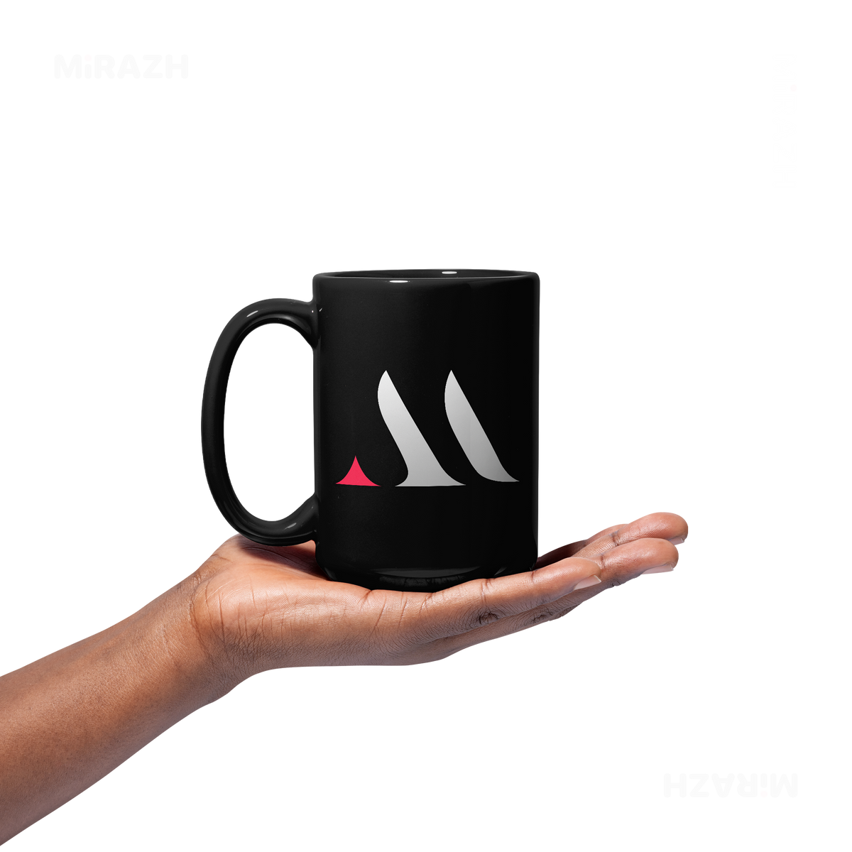 MiRAZHMark Ceramic Mug 03 Black