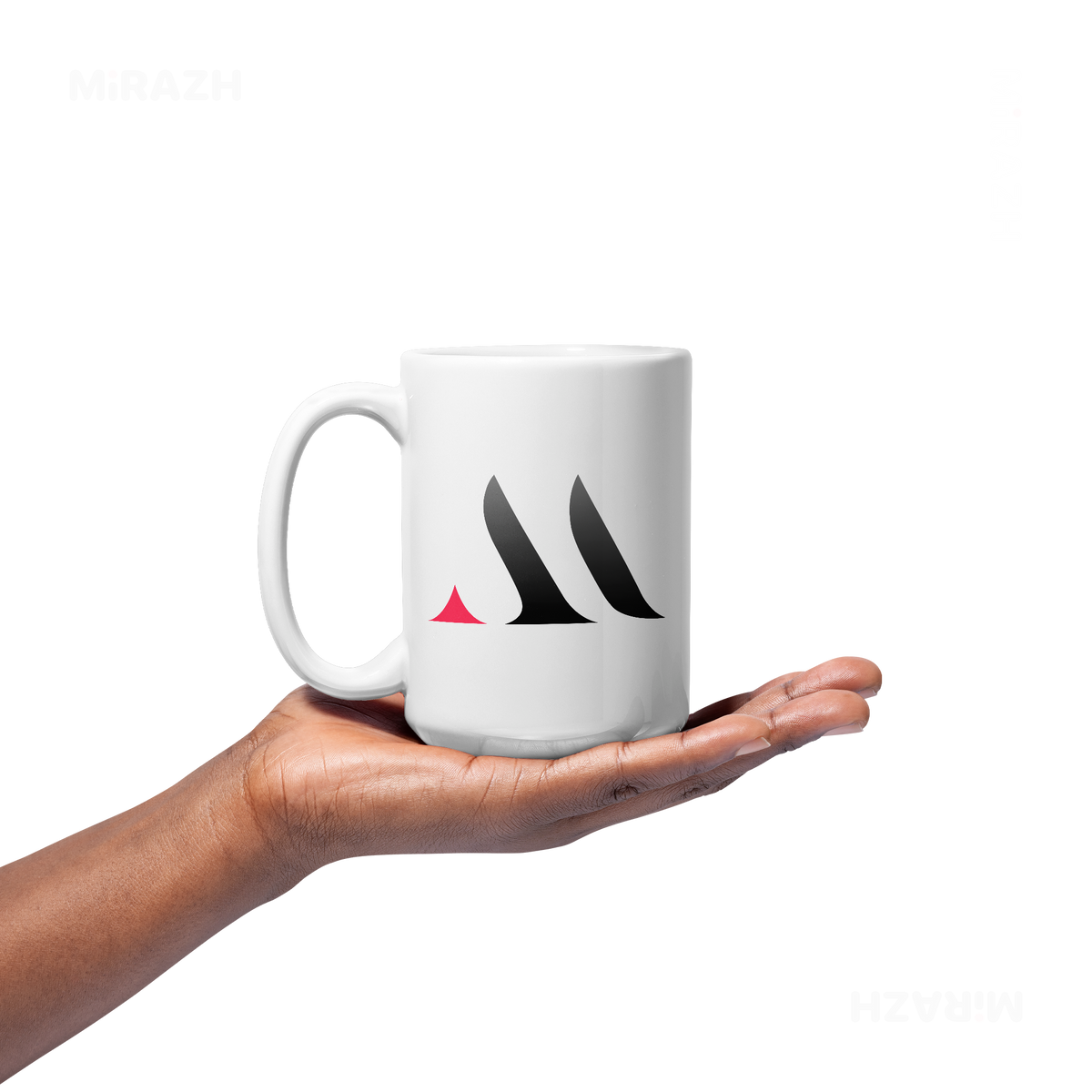MiRAZHMark Ceramic Mug 03 White