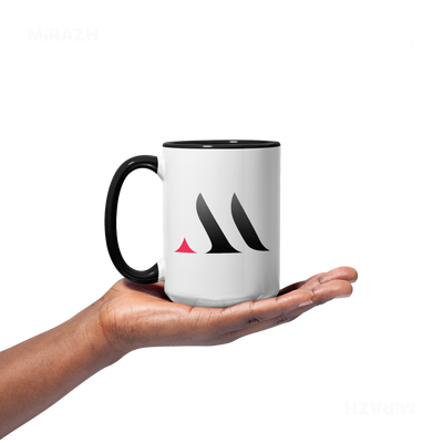 MiRAZHMark Ceramic Mug 03 White Black
