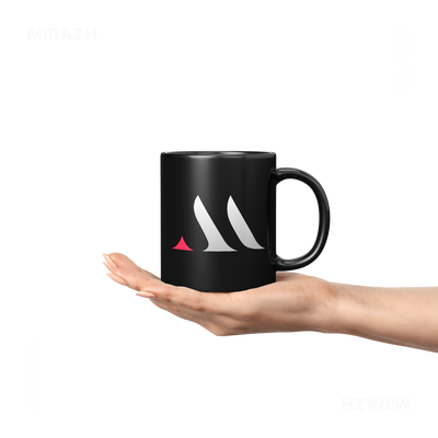 MiRAZHMark Ceramic Mug 04 Black