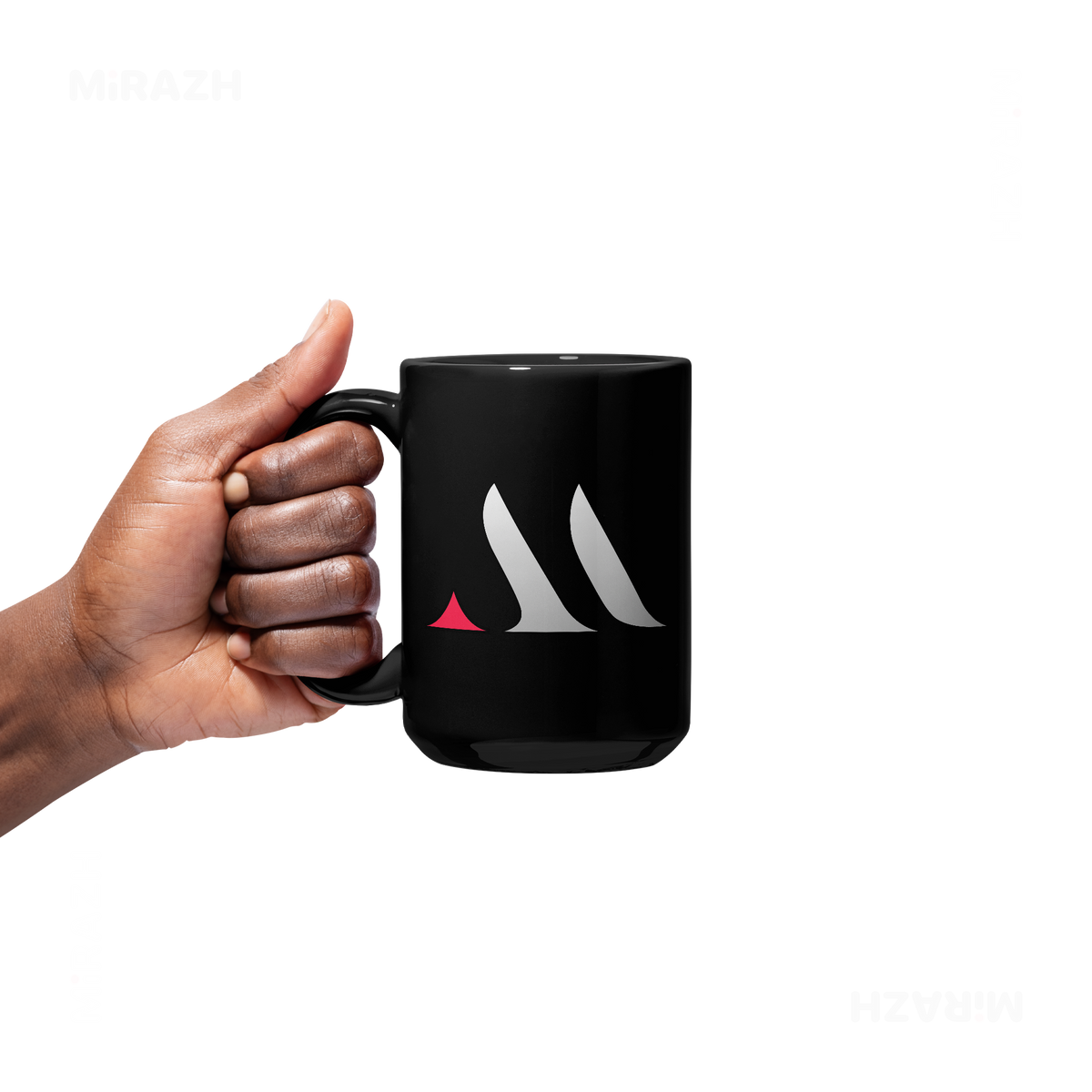 MiRAZHMark Ceramic Mug 05 Black