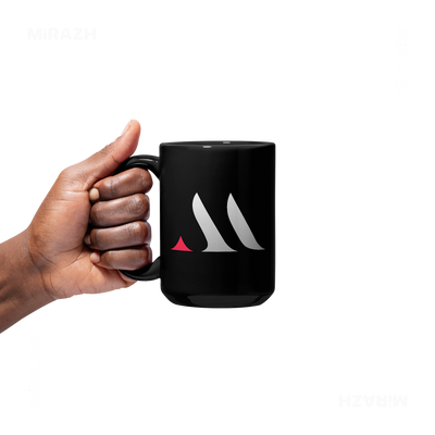 MiRAZHMark Ceramic Mug 05 Black