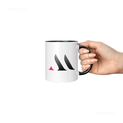 MiRAZHMark Ceramic Mug 06 White Black