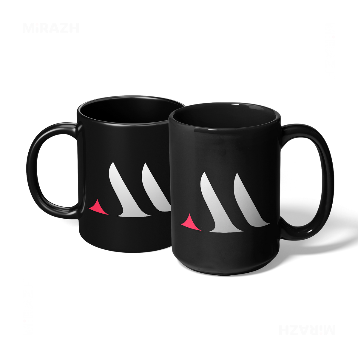 MiRAZHMark Ceramic Mug 07 Black