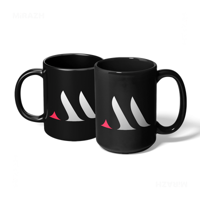 MiRAZHMark Ceramic Mug 07 Black
