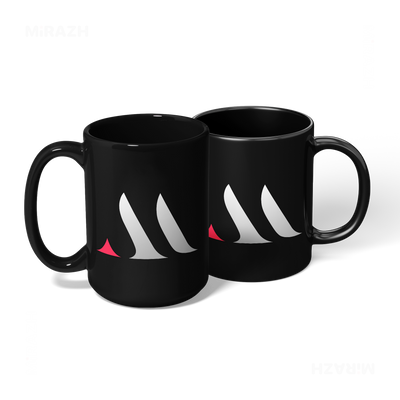 MiRAZHMark Ceramic Mug 08 Black